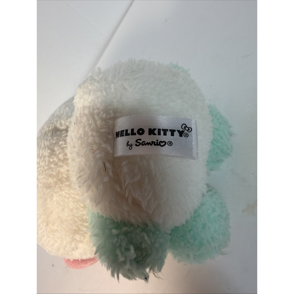 Hello Kitty Mint Panda Plush 4" By 6" Cute As Can Be With That Adorable Face - Picture 6 of 8